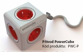 PWC-P PowerCube prodlužovací přívod 1,5m s 5 zásuvkami max. 2500W - AULIX
