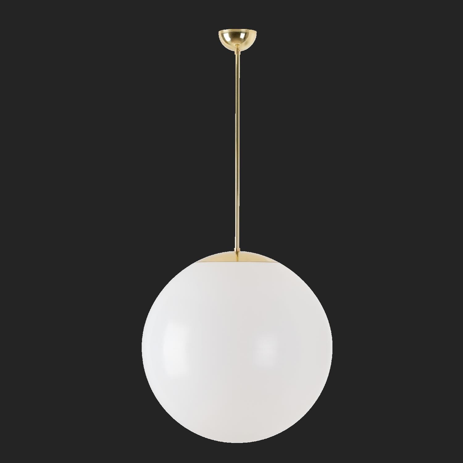 OS ISI66126 ISIS P4 závěsné plastové svítidlo mosaz leštěná / bílá IP40 3000 K 41W LED nouzové kombinované 3 h (původní kód OS 66126) - OSMONT