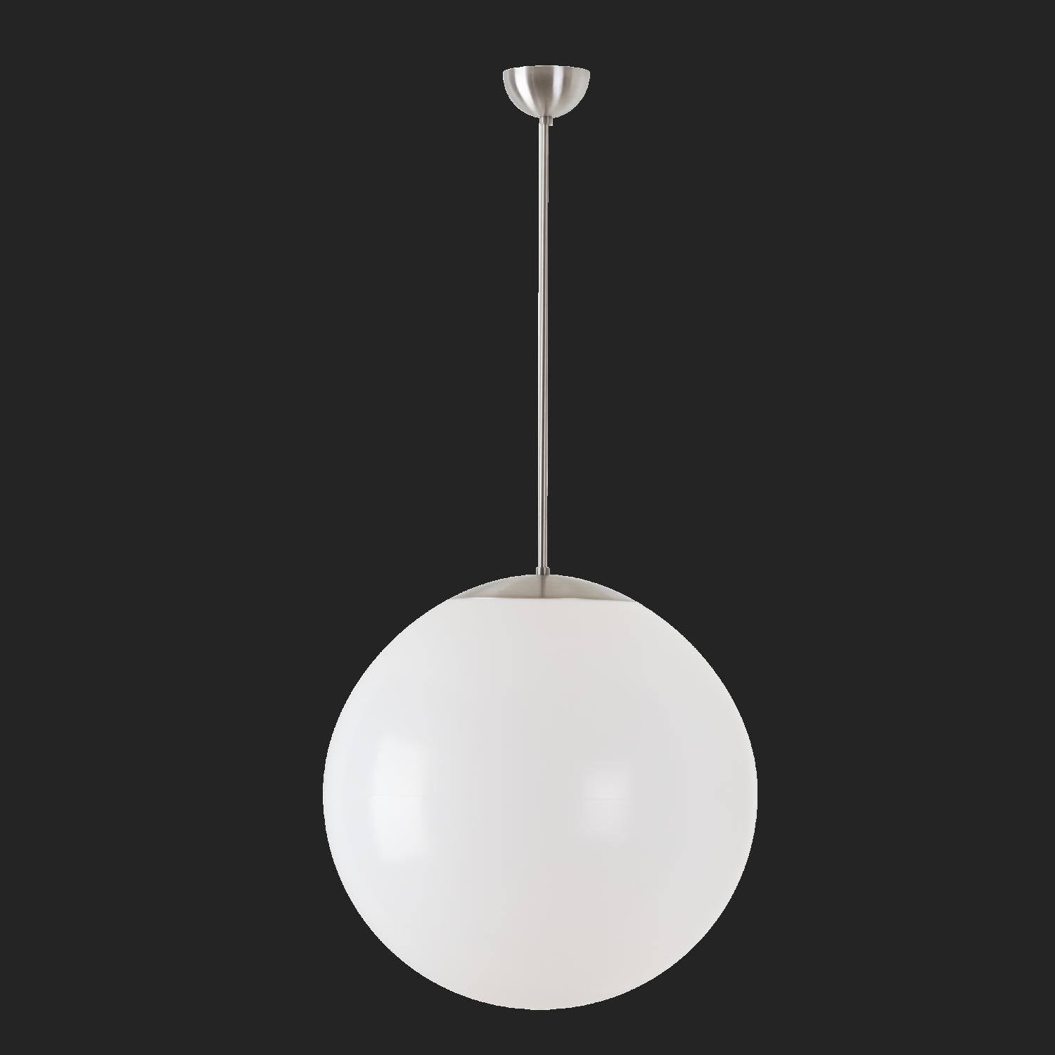 OS ISI64073 ISIS P4 PM závěsné plastové svítidlo nerez broušená / bílá IP40 3000 K 41W LED nouzové kombinované 3 h (původní kód OS 64073) - OSMONT
