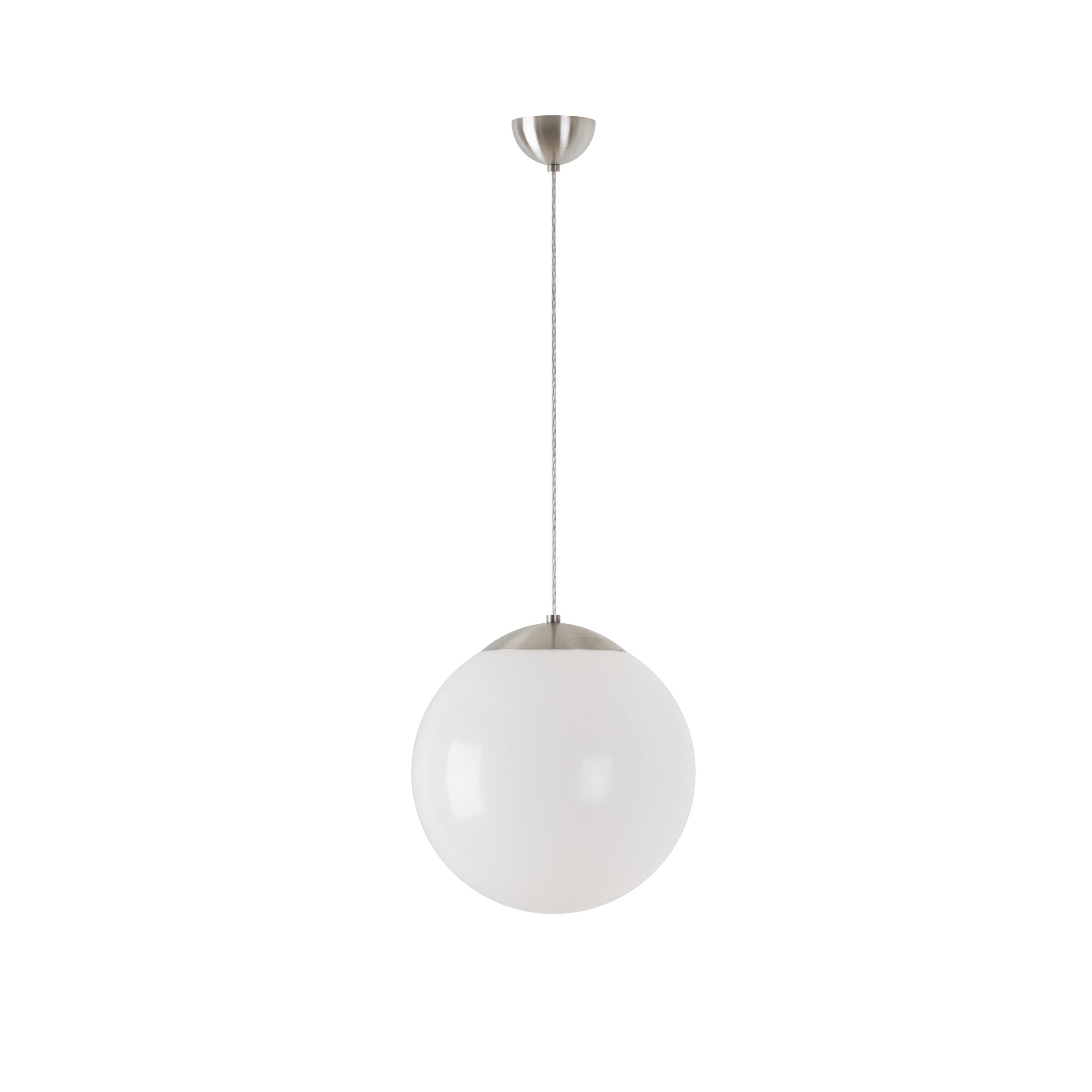 OS ISI66236 ISIS S2 PE závěsné plastové svítidlo kartáčovaná nerez / bílá IP40 3000 K 20W LED - OSMONT