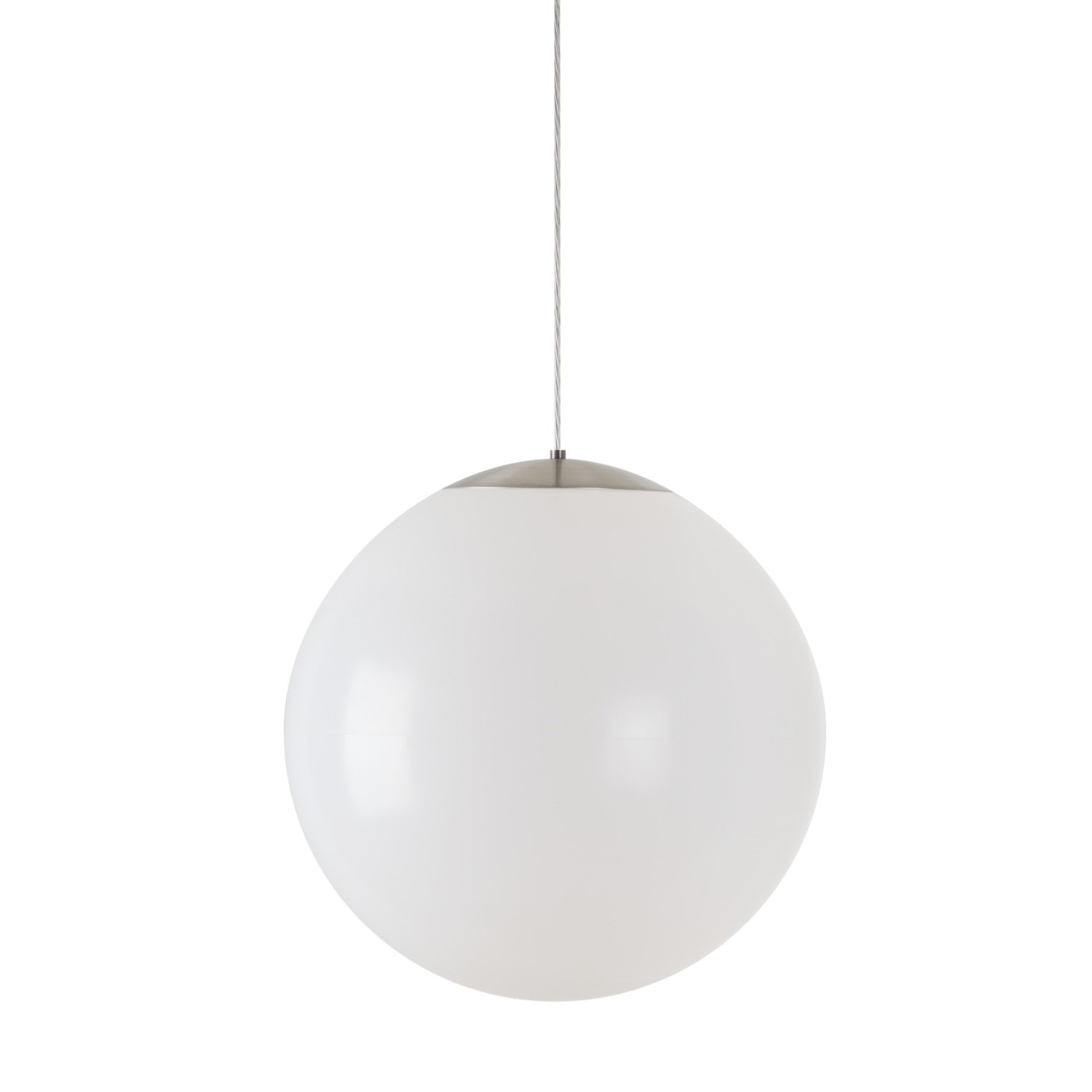 OS ISI63058 ISIS S4 PE HP závěsné plastové svítidlo kartáčovaná nerez / bílá IP40 3000 K 59W LED - OSMONT