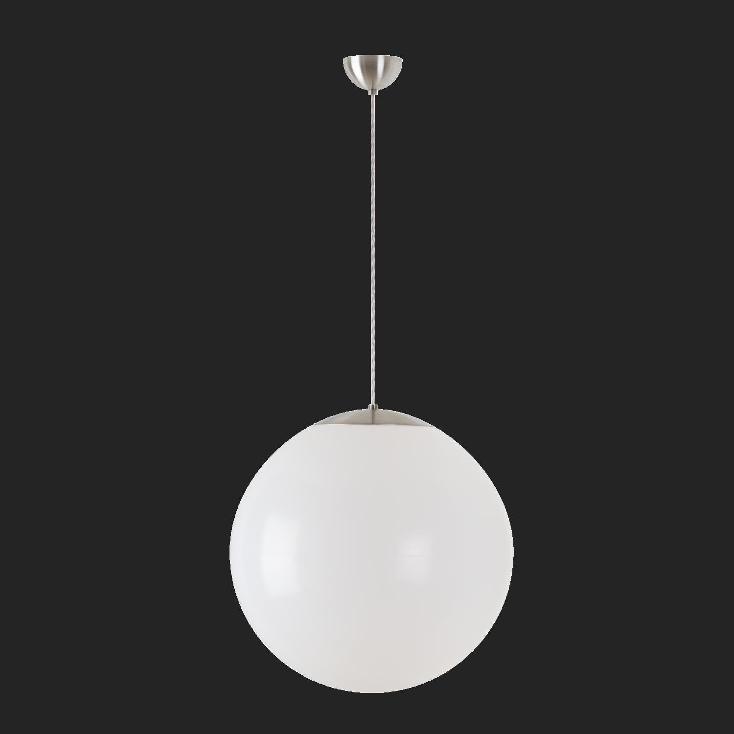 OS ISI64334 ISIS S4 PM závěsné plastové svítidlo nerez broušená / bílá IP40 3000 K 41W LED nouzové kombinované 3 h (původní kód OS 64334) - OSMONT