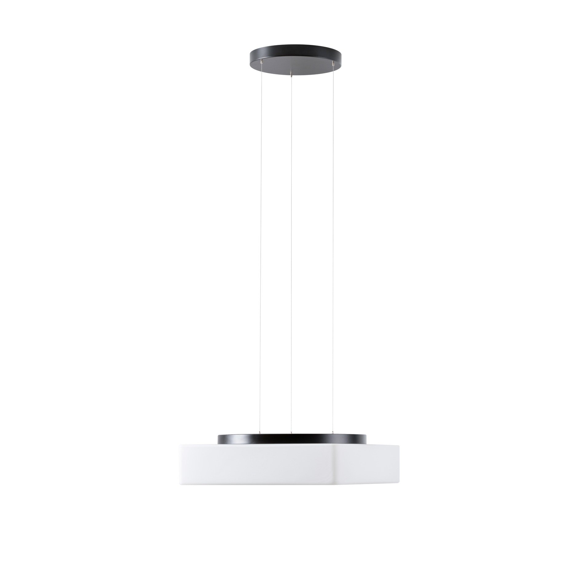 OS LIN71405 LINA LE7 závěsné skleněné svítidlo černá / bílá IP40 3000/4000 K 34W LED - OSMONT