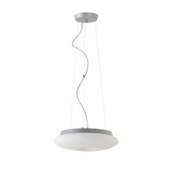 Obrázek pro produkt SATURN L1 závěsné skleněné svítidlo stříbrná / bílá IP20 4000 K 16W LED - OSMONT