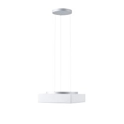 Obrázek pro produkt LINA LE7 závěsné skleněné svítidlo stříbrná / bílá IP40 3000 K 24W LED - OSMONT