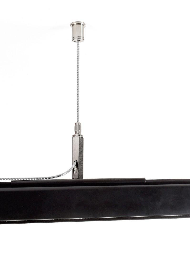 IMPR 710096 Deko-Light kolejnicový systém 3-fázový 230V D Line závěsný držák Mini 5,0m lanko černá RAL 9011 120 mm (obrázek 3)