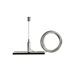 Obrázek pro produkt Deko-Light kolejnicový systém 3-fázový 230V D Line závěsný držák Mini 5,0m lanko černá RAL 9011 120 mm - DEKOLIGHT