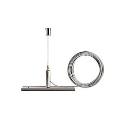 Obrázek pro produkt Deko-Light kolejnicový systém 3-fázový 230V D Line závěsný držák Mini 5,0m lanko šedá RAL 7040 120 mm - DEKOLIGHT