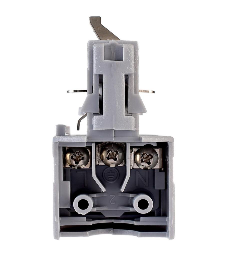 IMPR 710098 Deko-Light kolejnicový systém 3-fázový 230V D Line 3-fázový adaptér pro montáž svítidel vč. montážního příslušenství 220-240V AC/50-60Hz šedá RAL 7040 84 mm (obrázek 3)