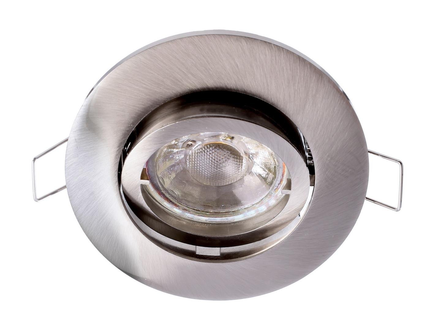 IMPR 110028 Deko-Light stropní vestavné svítidlo Alioth 2 kulaté 12V AC/DC GU5.3 / MR16 1x max. 35,00 W stříbrná - LIGHT IMPRESSIONS