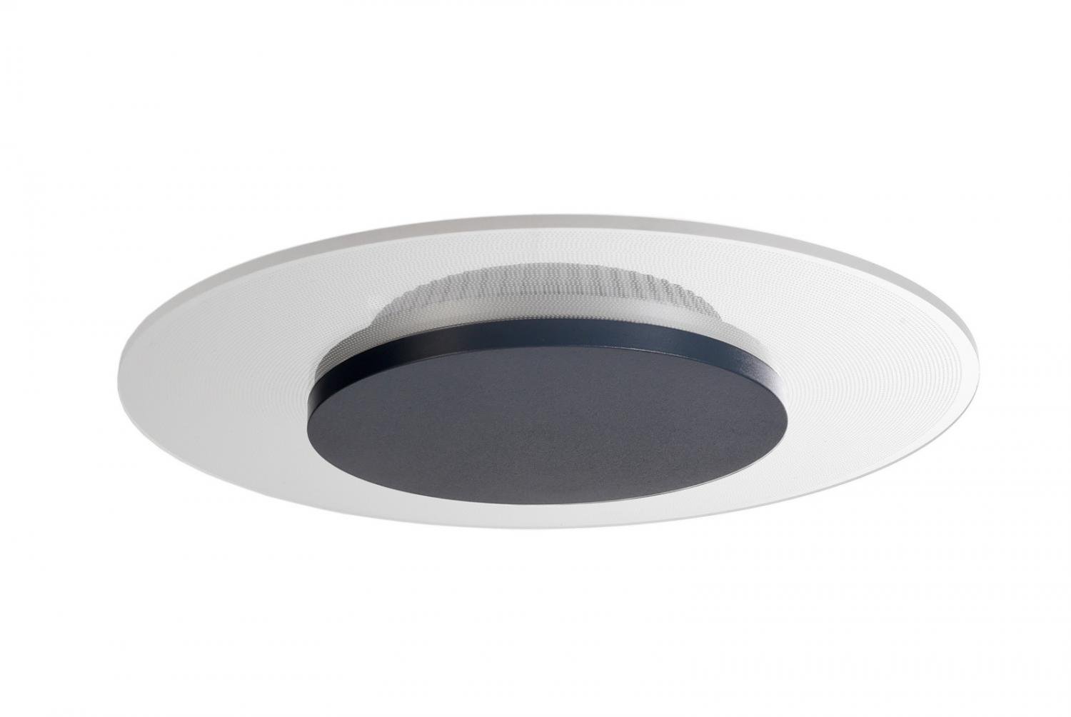 IMPR 620038 Deko-Light stropní přisazené svítidlo Zaniah 12W, kryt čedičová šedá 220-240V AC/50-60Hz 12,00 W 3000 K 1512 lm bílá - LIGHT IMPRESSIONS