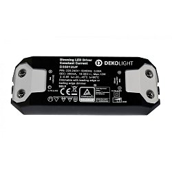 Obrázek pro produkt Deko-Light LED-napájení BASIC, DIM, CC, D350012UF/12W konstantní proud 350 mA IP20 stmívatelné 18-35V DC 6,30-12,00 W - DEKOLIGHT