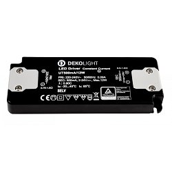 Obrázek pro produkt Deko-Light LED-napájení FLAT, CC, UT500mA/12W konstantní proud 500 mA IP20 2-24V DC 1,00-12,00 W - DEKOLIGHT