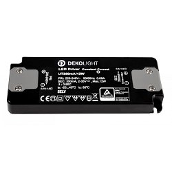 Obrázek pro produkt Deko-Light LED-napájení FLAT, CC, UT350mA/12W konstantní proud 350 mA IP20 2-35V DC 0,70-12,00 W - DEKOLIGHT
