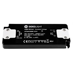 Obrázek pro produkt Deko-Light LED-napájení FLAT, CV, UT24V/20W konstantní napětí 0-830 mA IP20 24V DC 20,00 W - DEKOLIGHT