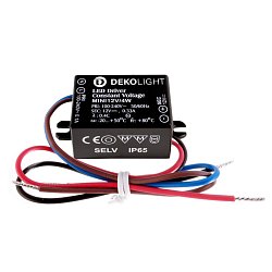 Obrázek pro produkt Deko-Light LED-napájení MINI, CV, 12V/4W konstantní napětí 0-330 mA IP65 12V DC 4,00 W - DEKOLIGHT