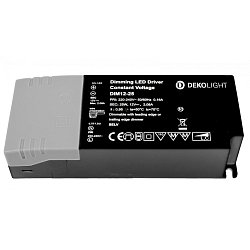 Obrázek pro produkt Deko-Light LED-napájení BASIC, DIM, CV, 12V 2,5-25W konstantní napětí 200-2080 mA IP20 stmívatelné 12V DC 2,50-25,00 W - DEKOLIGHT