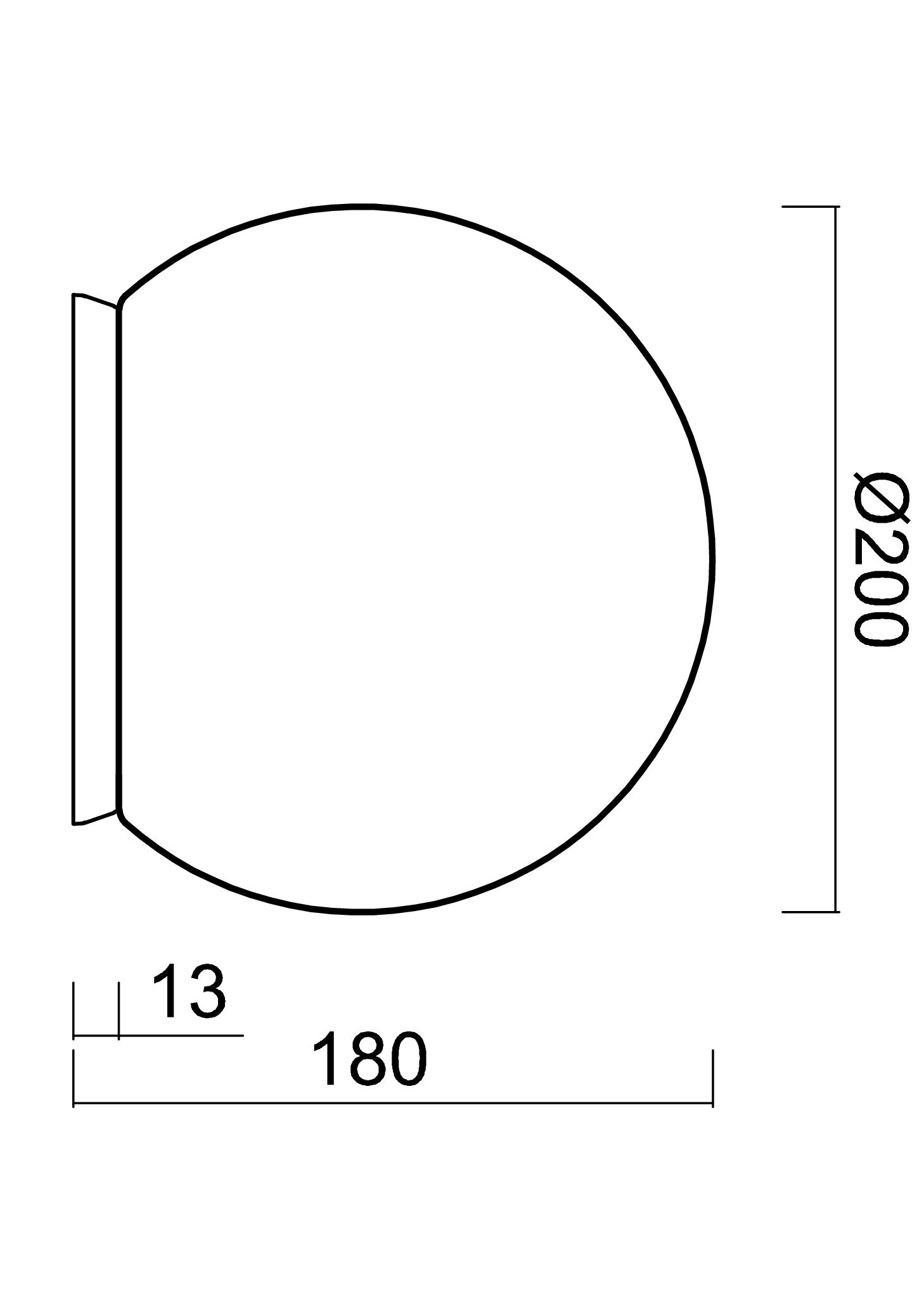 OS BIA50531 BIANCA 1 stolní skleněná lampa bílá IP40 25W E27 (původní kód OS 50531) - OSMONT (obrázek 3)