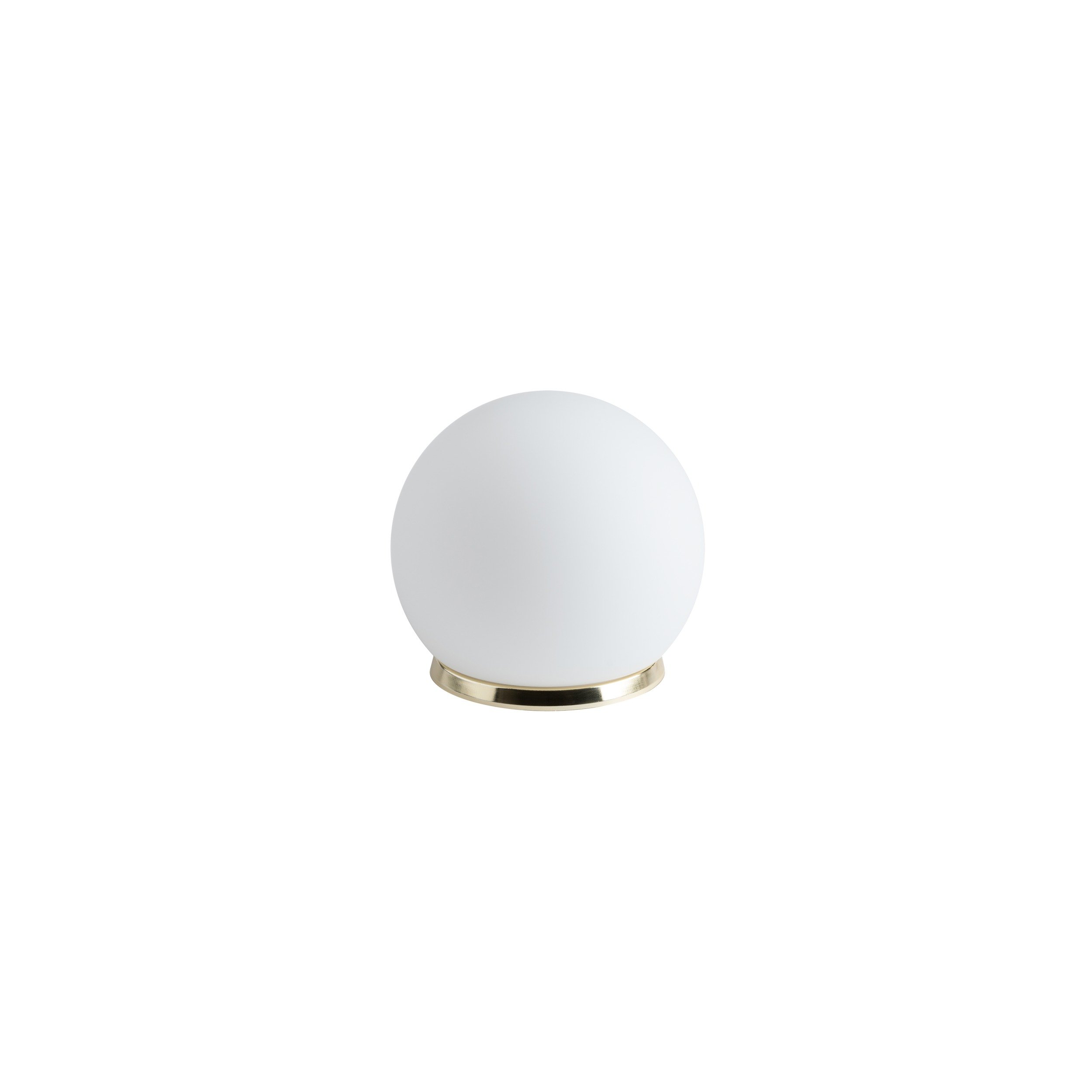 OS BIA50533 BIANCA 1 stolní skleněná lampa mosaz leštěná / bílá IP40 25W E27 (původní kód OS 50533) - OSMONT