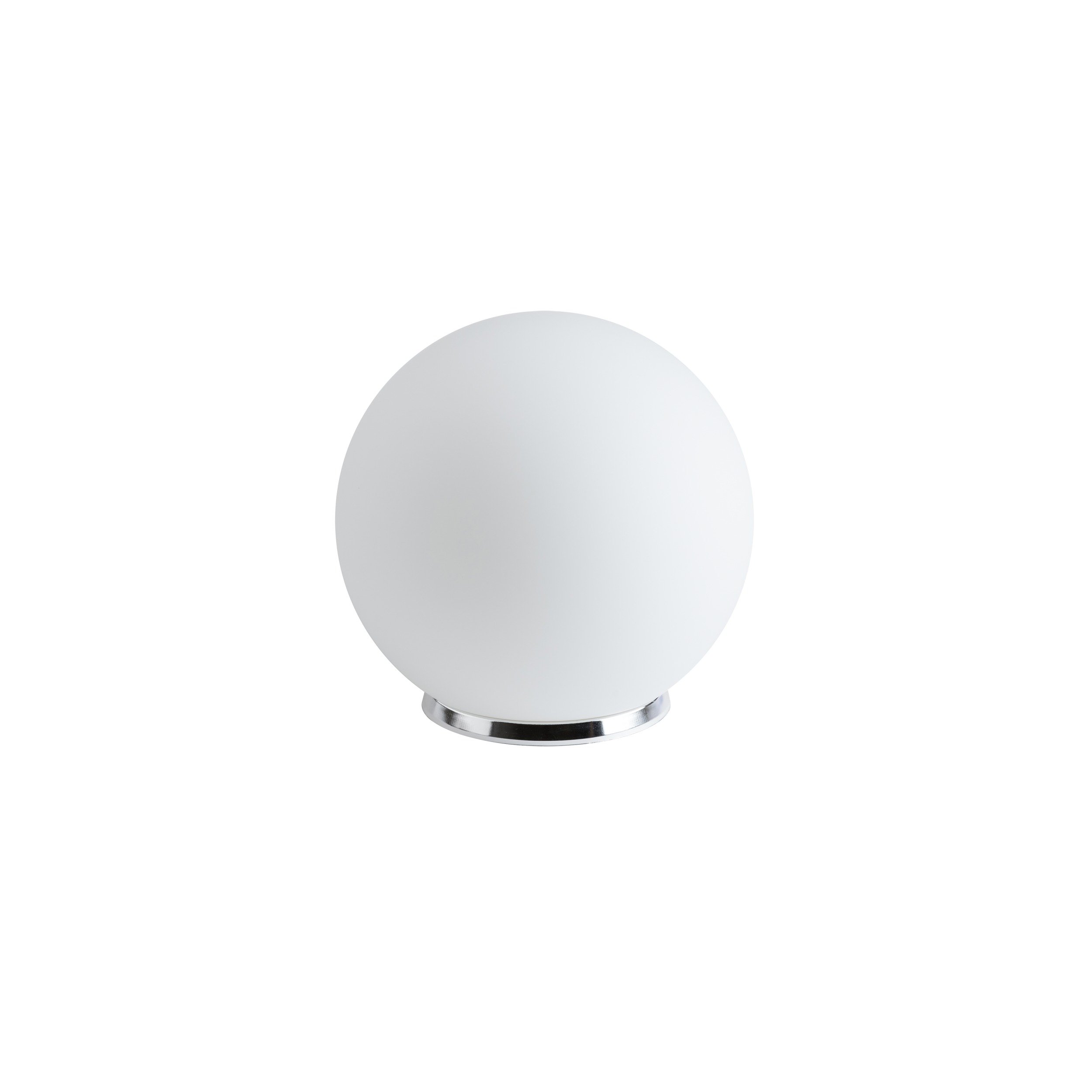 OS BIA50536 BIANCA 2 stolní skleněná lampa chrom / bílá IP40 40W E27 (původní kód OS 50536) - OSMONT