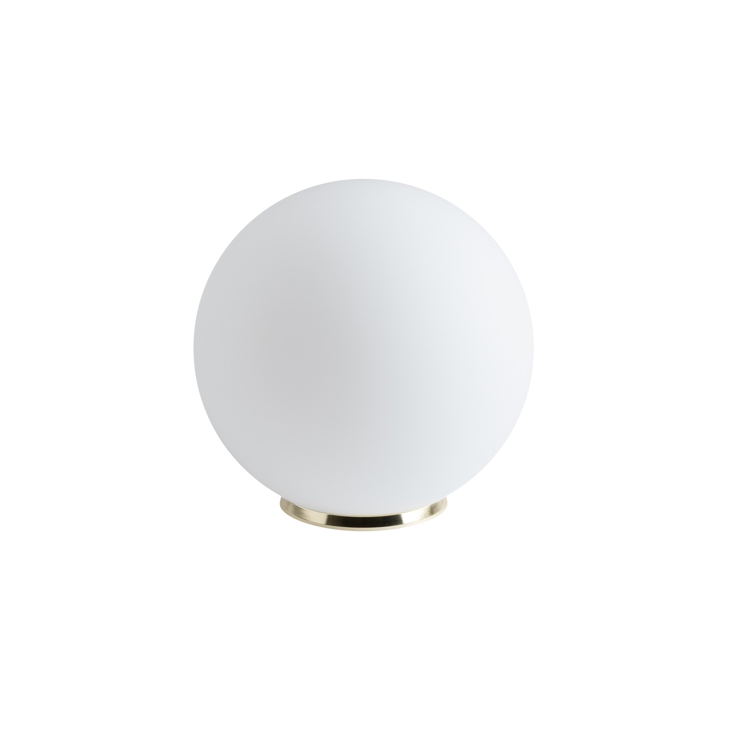 OS BIA50541 BIANCA 3 stolní skleněná lampa mosaz leštěná / bílá IP40 60W E27 (původní kód OS 50541) - OSMONT