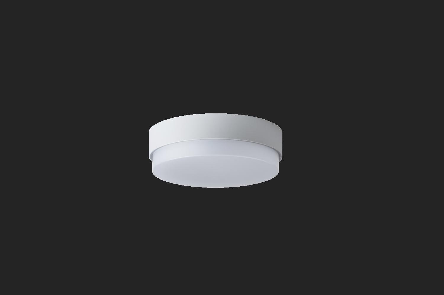 Levně OS TRI57715 TRITON 1 stropní/nástěnné průmyslové plastové svítidlo stříbrná / bílá IP65 4000 K 19W LED nouzové kombinované 3 h (původní kód OS 57715) - OSMONT