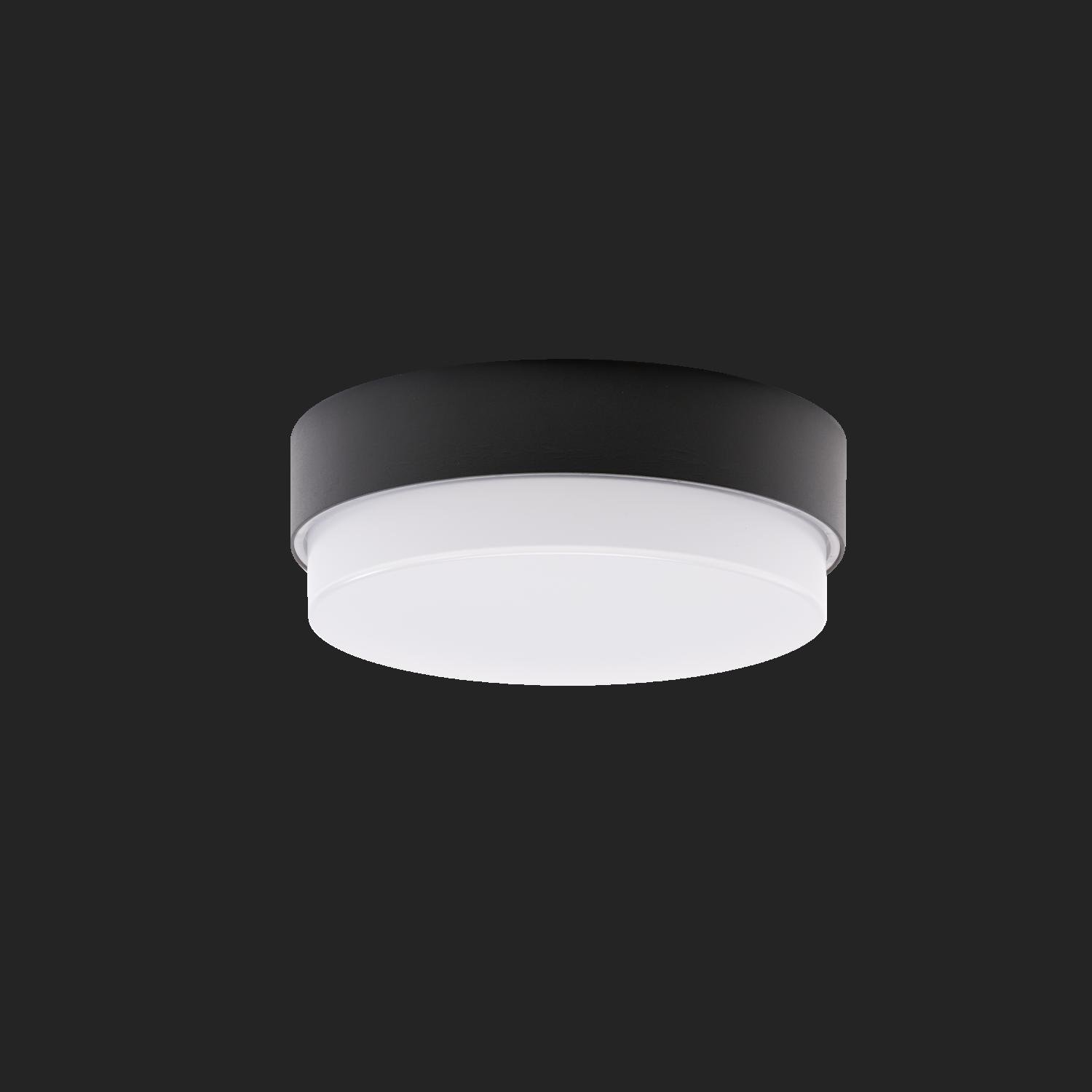 OS TRI57773 TRITON 1 stropní/nástěnné průmyslové plastové svítidlo černá / bílá IP65 4000 K 14W LED nouzové kombinované 3 h (původní kód OS 57773) - OSMONT