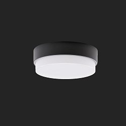 Obrázek pro produkt TRITON 1 stropní/nástěnné průmyslové plastové svítidlo černá / bílá IP65 4000 K 14W LED nouzové kombinované 3 h (původní kód OS 57773) - OSMONT