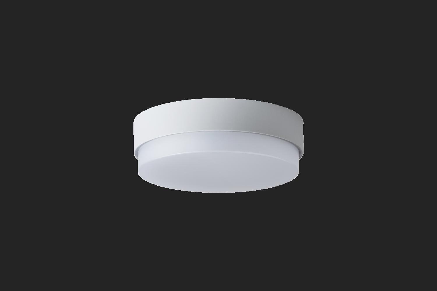 Levně OS TRI50159 TRITON 2 stropní/nástěnné průmyslové plastové svítidlo stříbrná / bílá IP65 3000 K 27W LED HF nouzové kombinované 3 h (původní kód OS 50159) - OSMONT