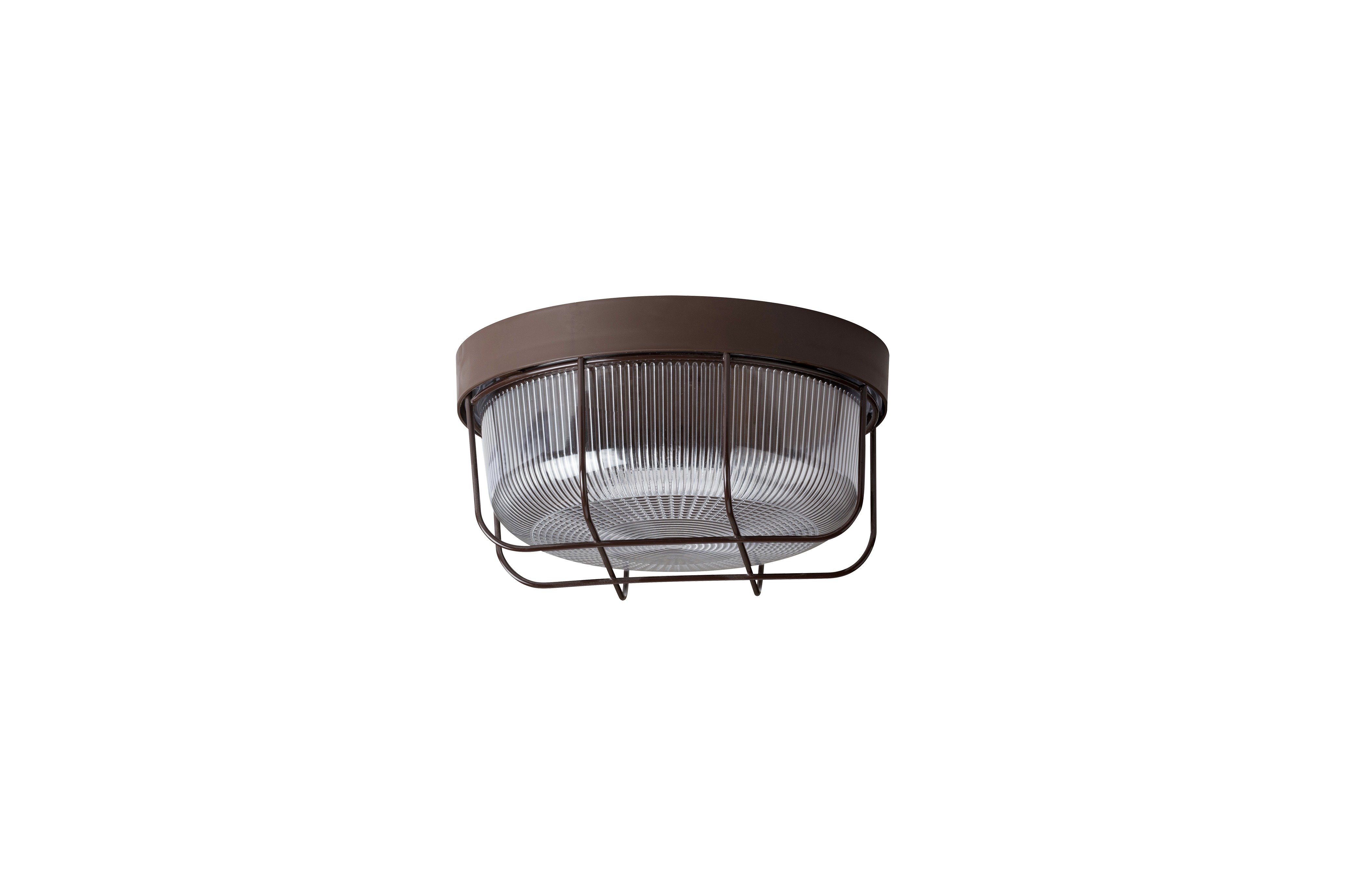 OS ELE57742 ELEKTRA 3 K stropní/nástěnné průmyslové plastové svítidlo hnědá / bílá IP54 4000 K 8W LED (původní kód OS 57742) - OSMONT