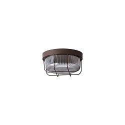 Obrázek pro produkt ELEKTRA 3 K stropní/nástěnné průmyslové plastové svítidlo hnědá / čirá IP54 60W E27 (původní kód OS 50024) - OSMONT