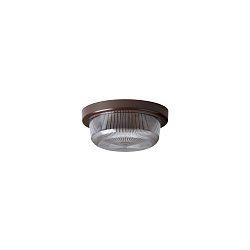 Obrázek pro produkt ELEKTRA 3 L stropní/nástěnné průmyslové plastové svítidlo hnědá / čirá IP54 60W E27 (původní kód OS 50016) - OSMONT