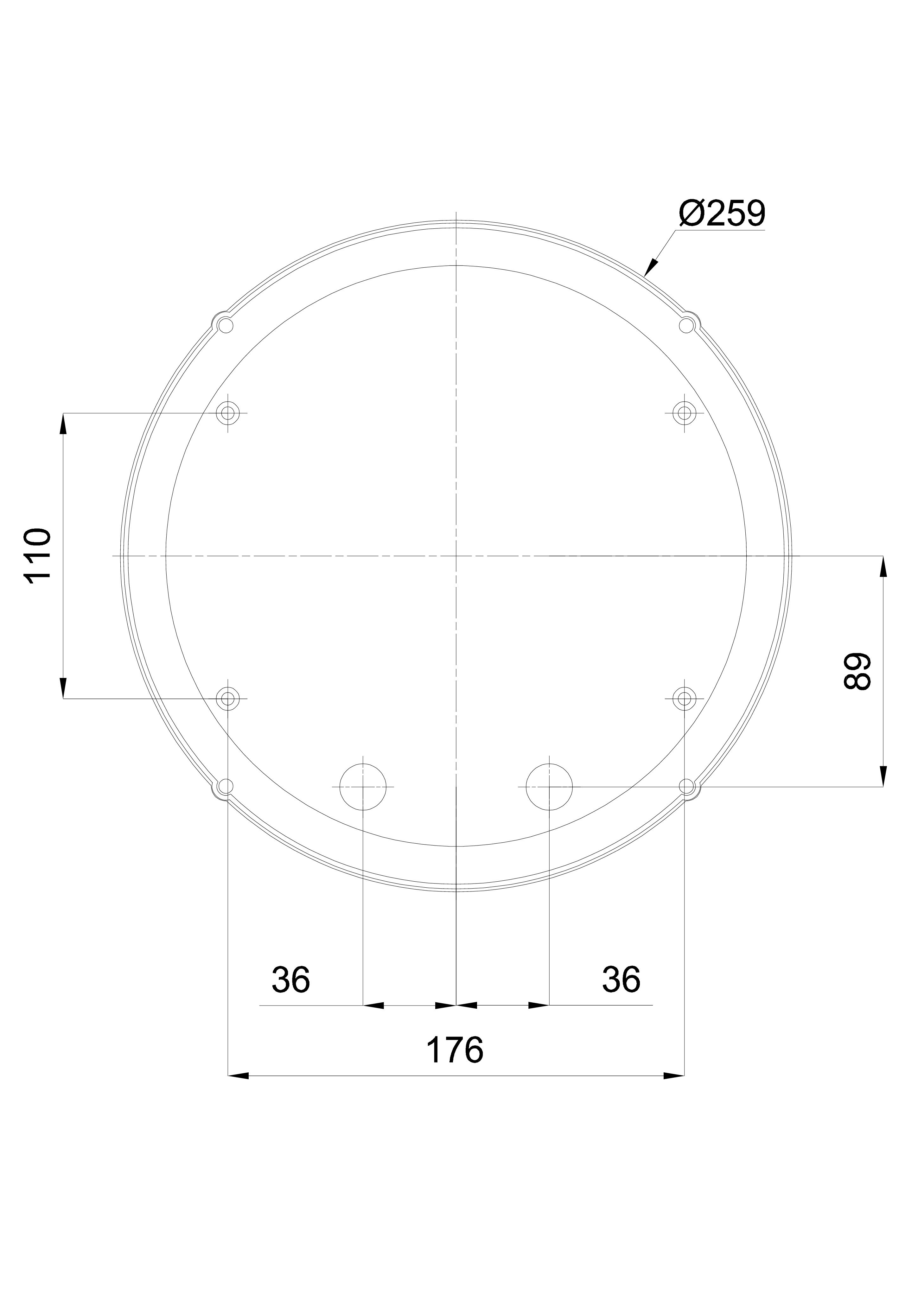 OS ELE57254 ELEKTRA 4 stropní/nástěnné průmyslové plastové svítidlo bílá IP65 3000 K 15W LED (původní kód OS 57254) - OSMONT (obrázek 5)