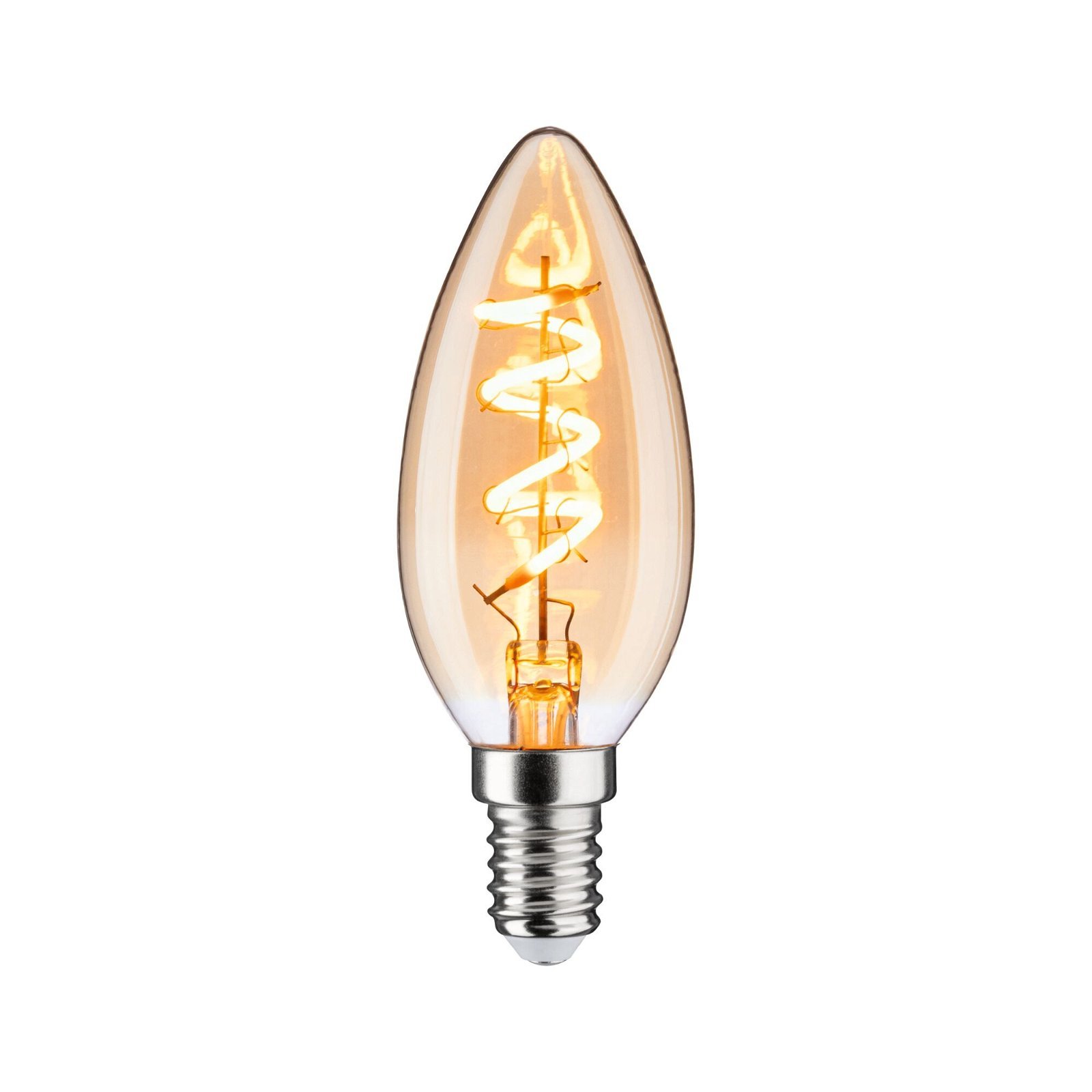P 28951 Vintage Edition LED svíčka E14 230V 4W 1800K stmívatelné zlatá - PAULMANN