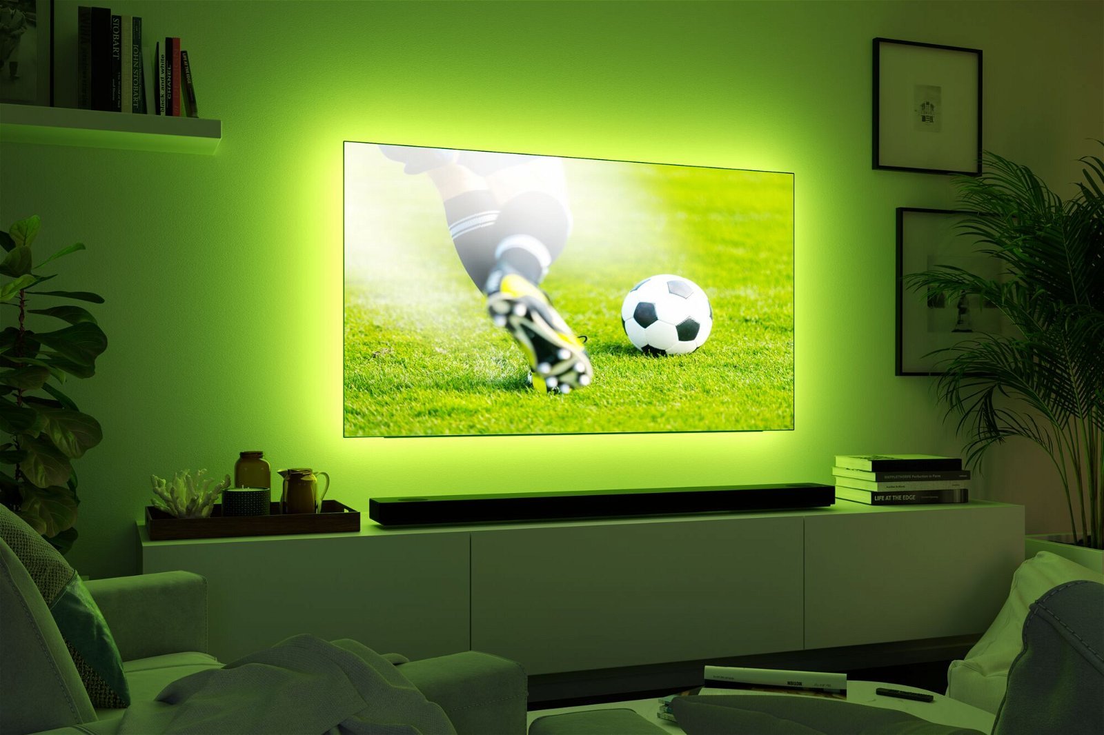 P 78875 MaxLED 250 LED Strip TV Comfort základní sada 55 palců 3,6m 20,5W 277lm/m 30LEDs/m RGBW+ 24VA - PAULMANN (obrázek 4)