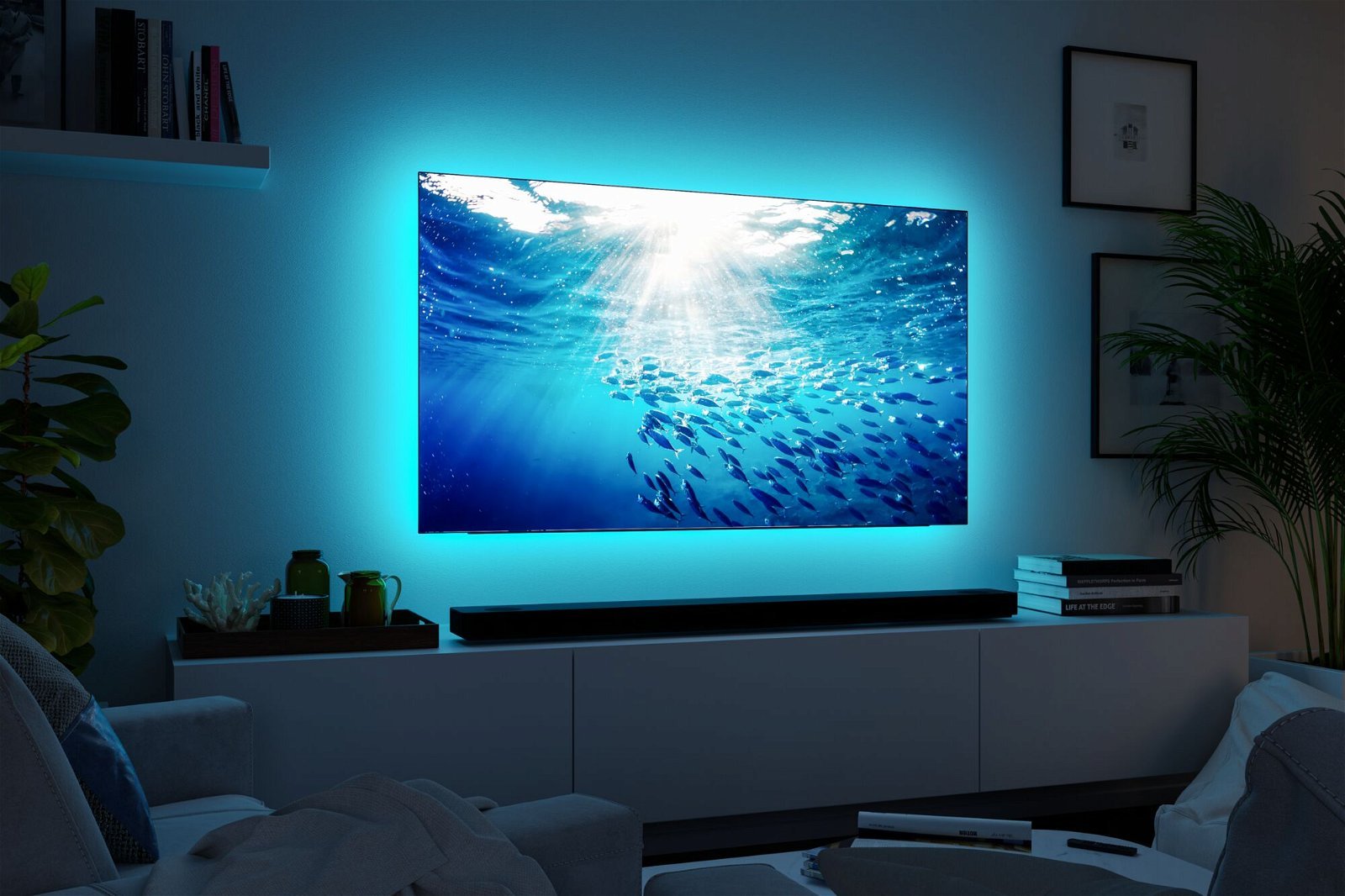 P 78875 MaxLED 250 LED Strip TV Comfort základní sada 55 palců 3,6m 20,5W 277lm/m 30LEDs/m RGBW+ 24VA - PAULMANN (obrázek 5)