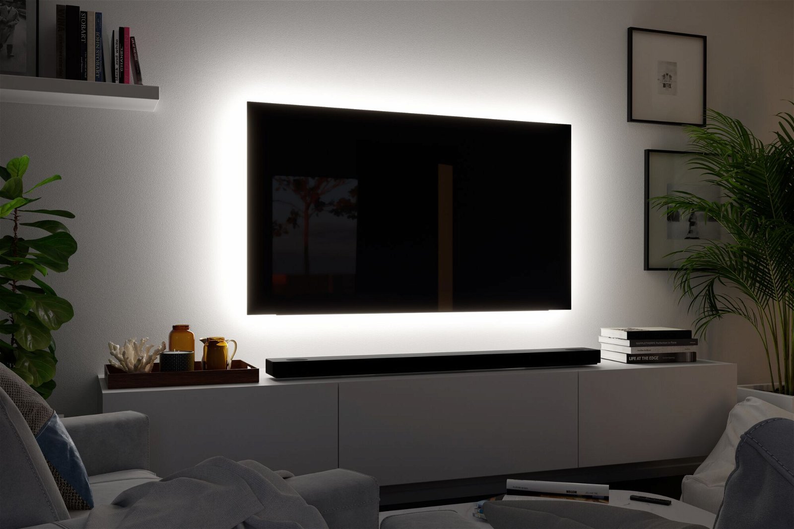 P 78875 MaxLED 250 LED Strip TV Comfort základní sada 55 palců 3,6m 20,5W 277lm/m 30LEDs/m RGBW+ 24VA - PAULMANN (obrázek 6)