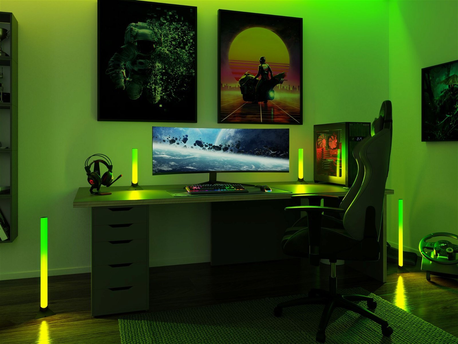 P 78878 EntertainLED Lightbar Dynamic RGB 2x0,6W RGB - PAULMANN (obrázek 7)