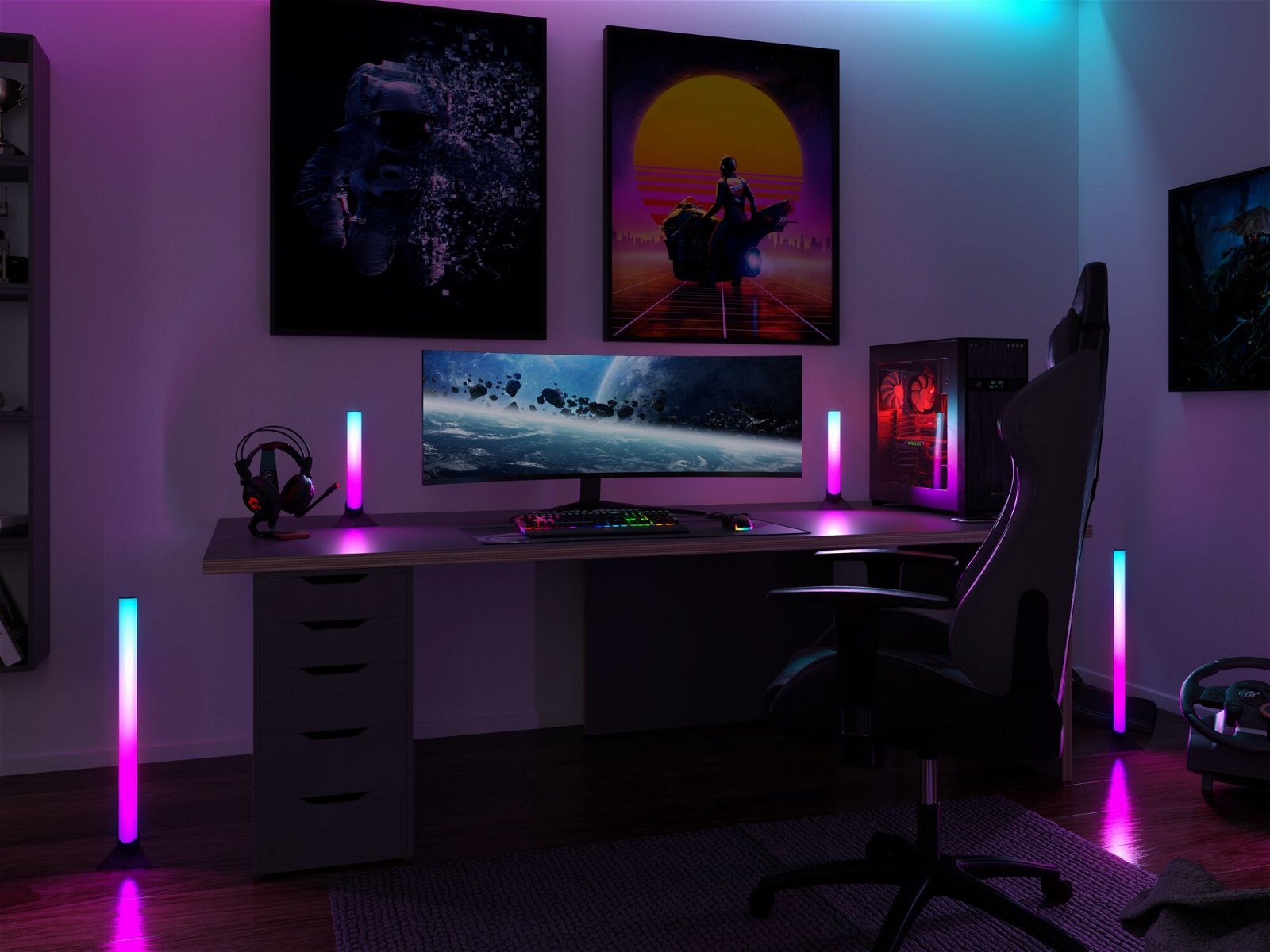 P 78878 EntertainLED Lightbar Dynamic RGB 2x0,6W RGB - PAULMANN (obrázek 8)