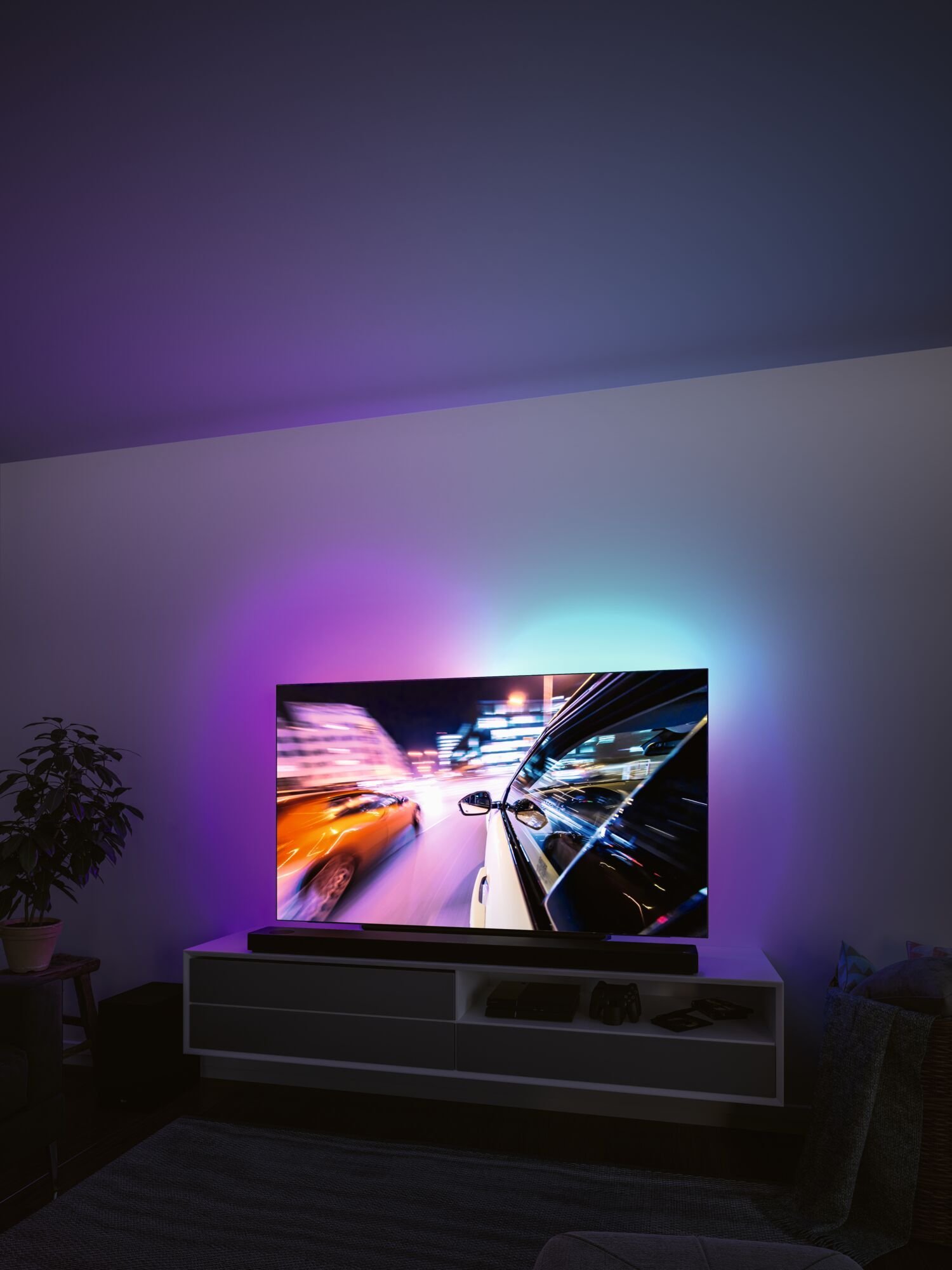 P 78880 EntertainLED USB LED Strip osvětlení TV 55 palců 2m 3,5W 60LEDs/m RGB+ - PAULMANN (obrázek 4)