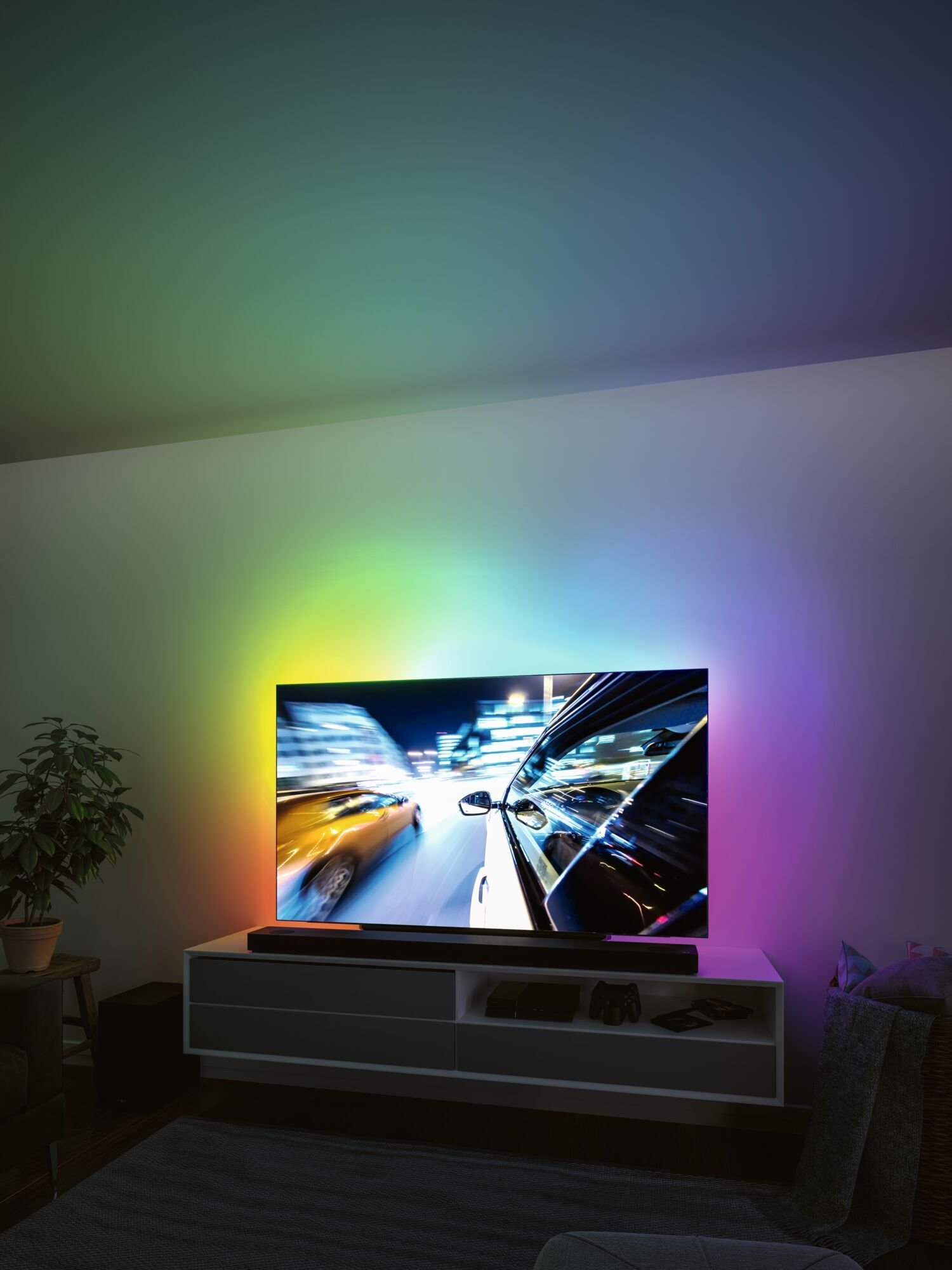 P 78880 EntertainLED USB LED Strip osvětlení TV 55 palců 2m 3,5W 60LEDs/m RGB+ - PAULMANN (obrázek 5)
