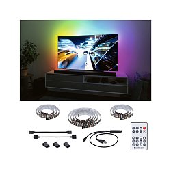 Obrázek pro produkt EntertainLED USB LED Strip osvětlení TV 65 palců 2,4m 4W 60LEDs/m RGB+ - PAULMANN
