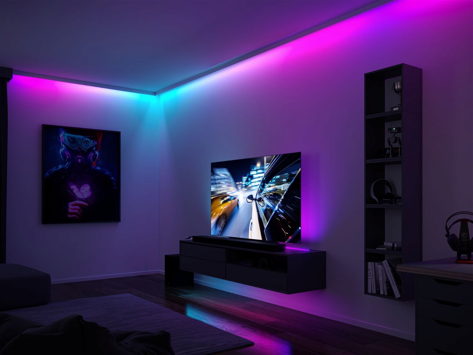 P 78886 EntertainLED LED pásek Dynamic RGB 1,5m 3W 60LEDs/m RGB+ 5VA - PAULMANN (obrázek 5)
