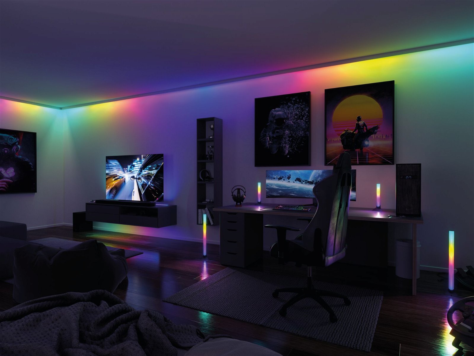 P 78886 EntertainLED LED pásek Dynamic RGB 1,5m 3W 60LEDs/m RGB+ 5VA - PAULMANN (obrázek 6)