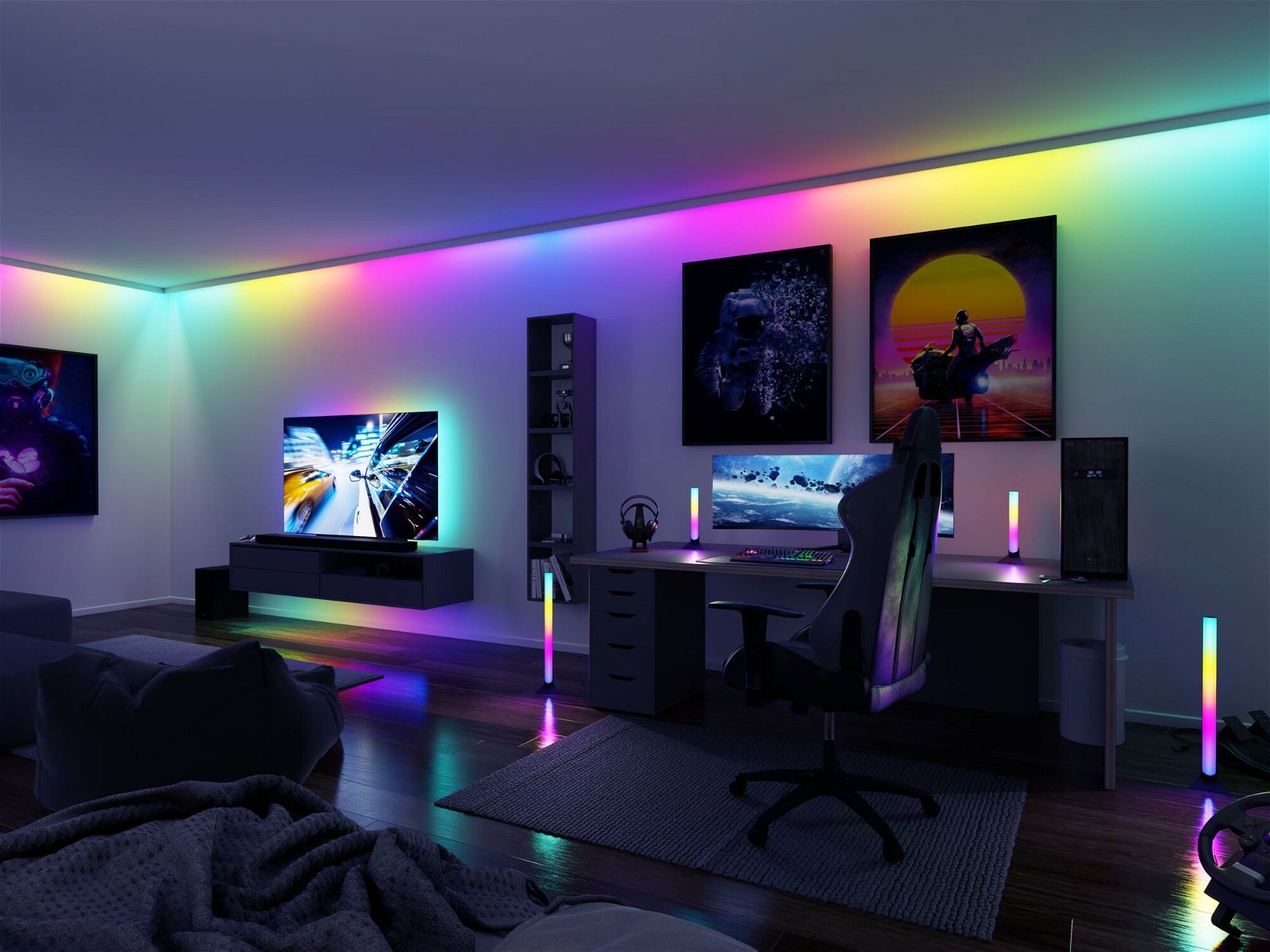 P 78886 EntertainLED LED pásek Dynamic RGB 1,5m 3W 60LEDs/m RGB+ 5VA - PAULMANN (obrázek 7)