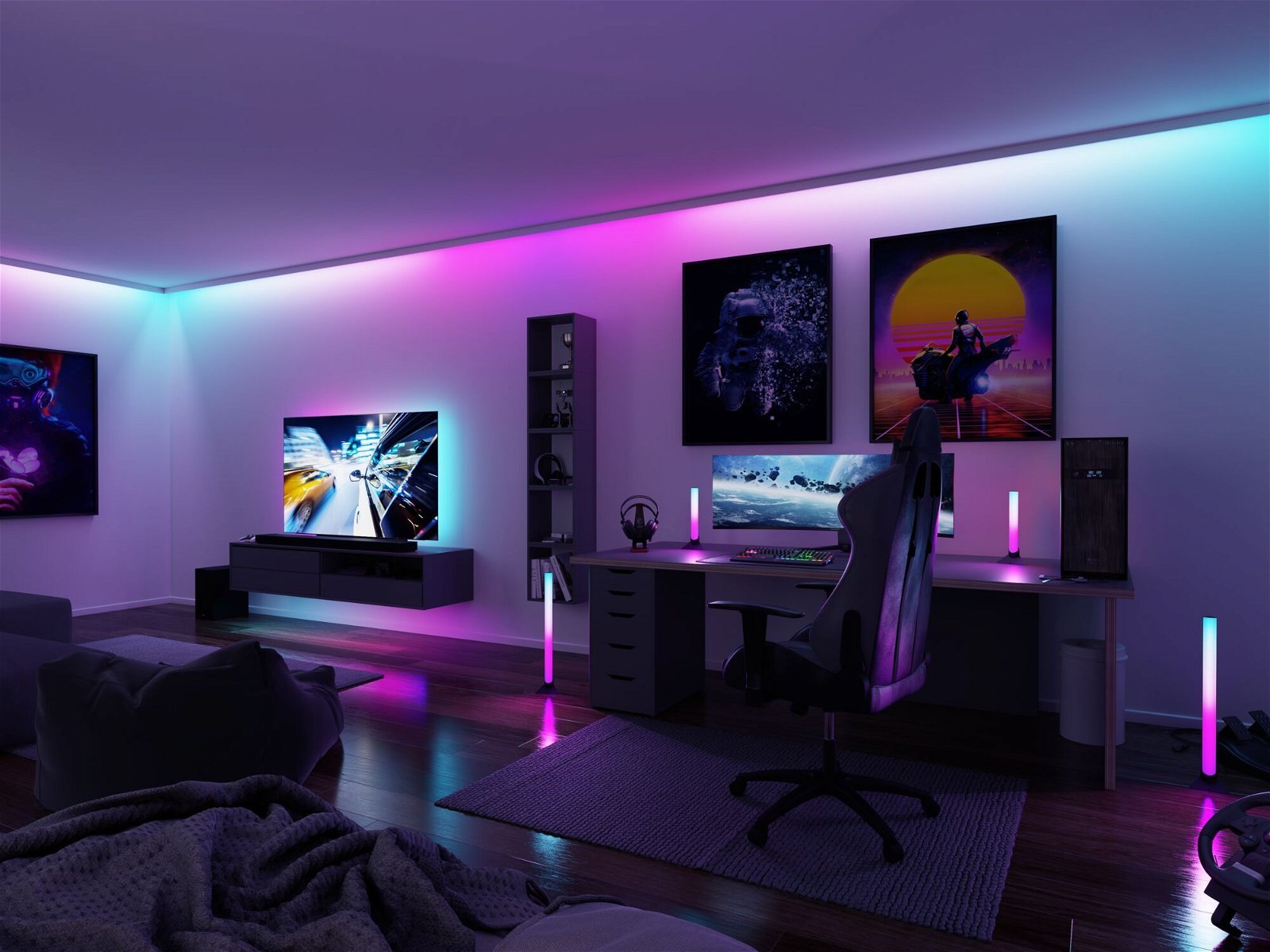 P 78886 EntertainLED LED pásek Dynamic RGB 1,5m 3W 60LEDs/m RGB+ 5VA - PAULMANN (obrázek 8)