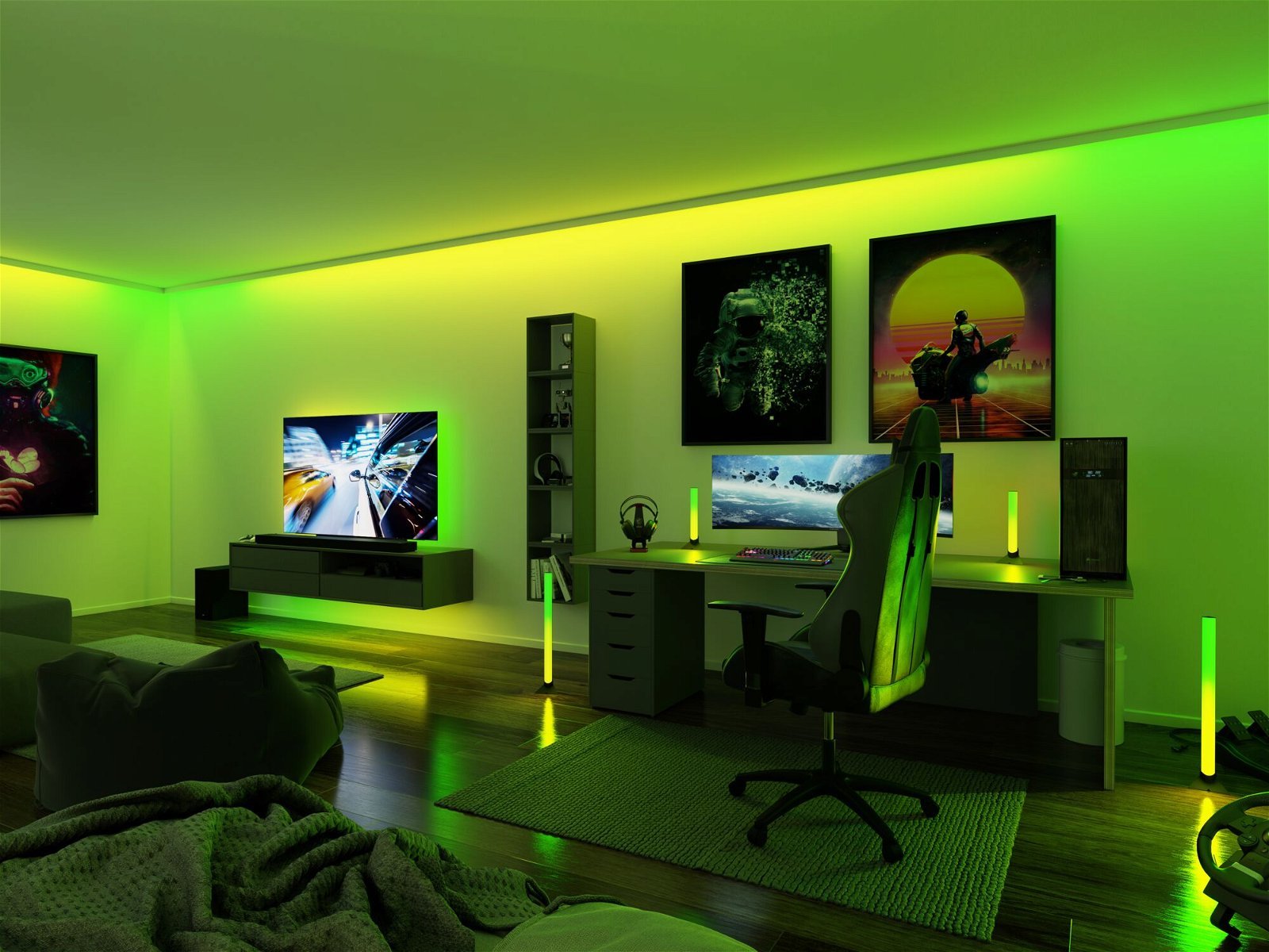 P 78886 EntertainLED LED pásek Dynamic RGB 1,5m 3W 60LEDs/m RGB+ 5VA - PAULMANN (obrázek 9)