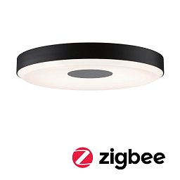 Obrázek pro produkt LED stropní svítidlo Smart Home Zigbee Puric Pane Effect 2700K / 230V 16 / 1x1,5W stmívatelné černá/šedá - PAULMANN