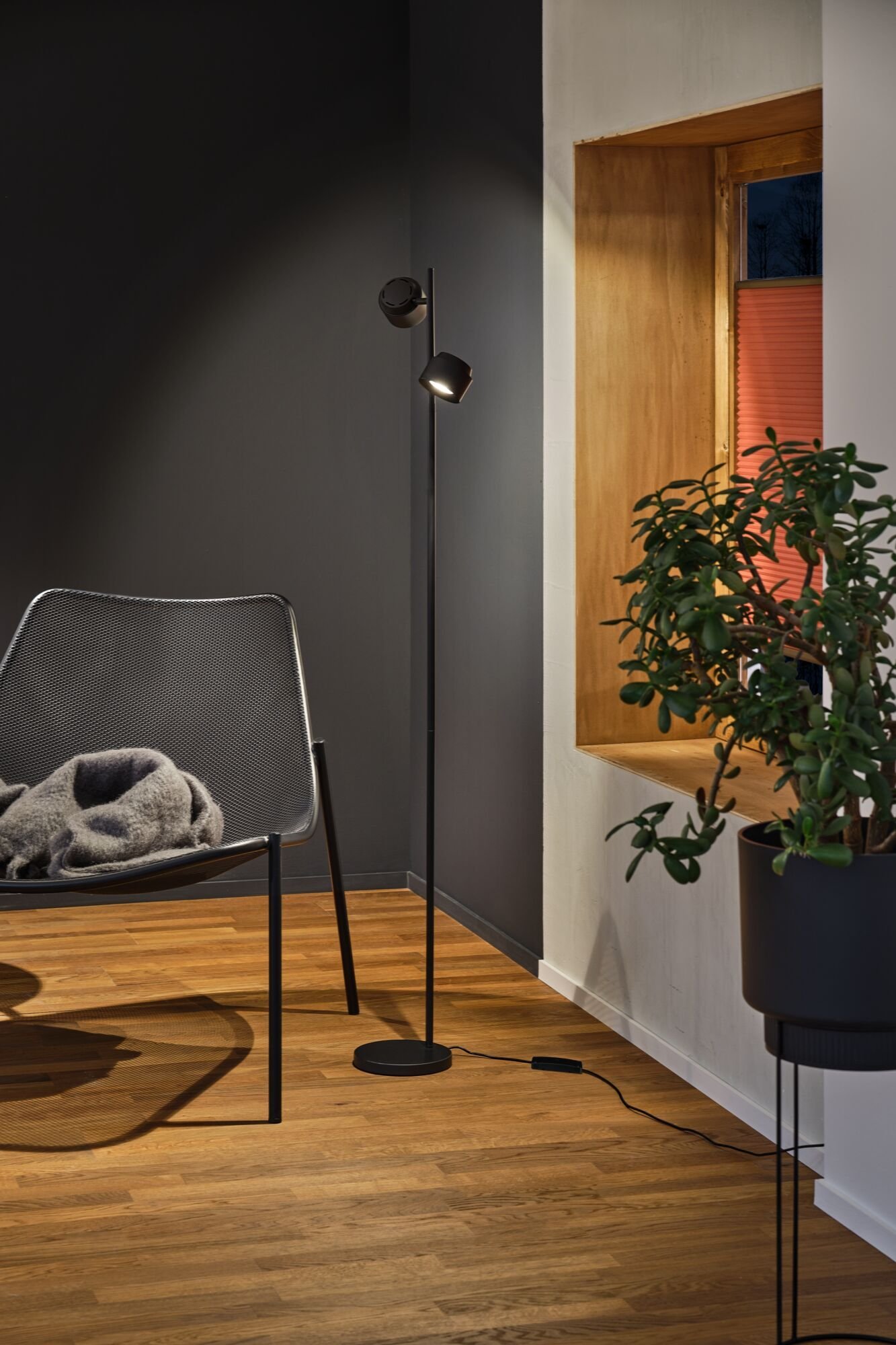 P 79780 LED stojací svítidlo Smart Home Zigbee Puric Pane 2700K 2x3W černá - PAULMANN (obrázek 7)