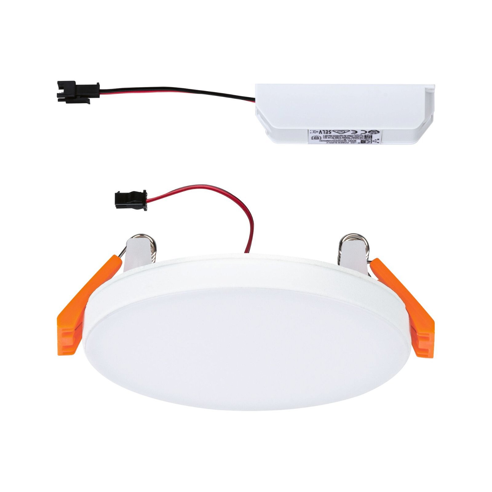 P 79932 VariFit LED vestavné svítidlo Veluna Edge IP44 kruhové 90mm 4000K bílá - PAULMANN (obrázek 10)
